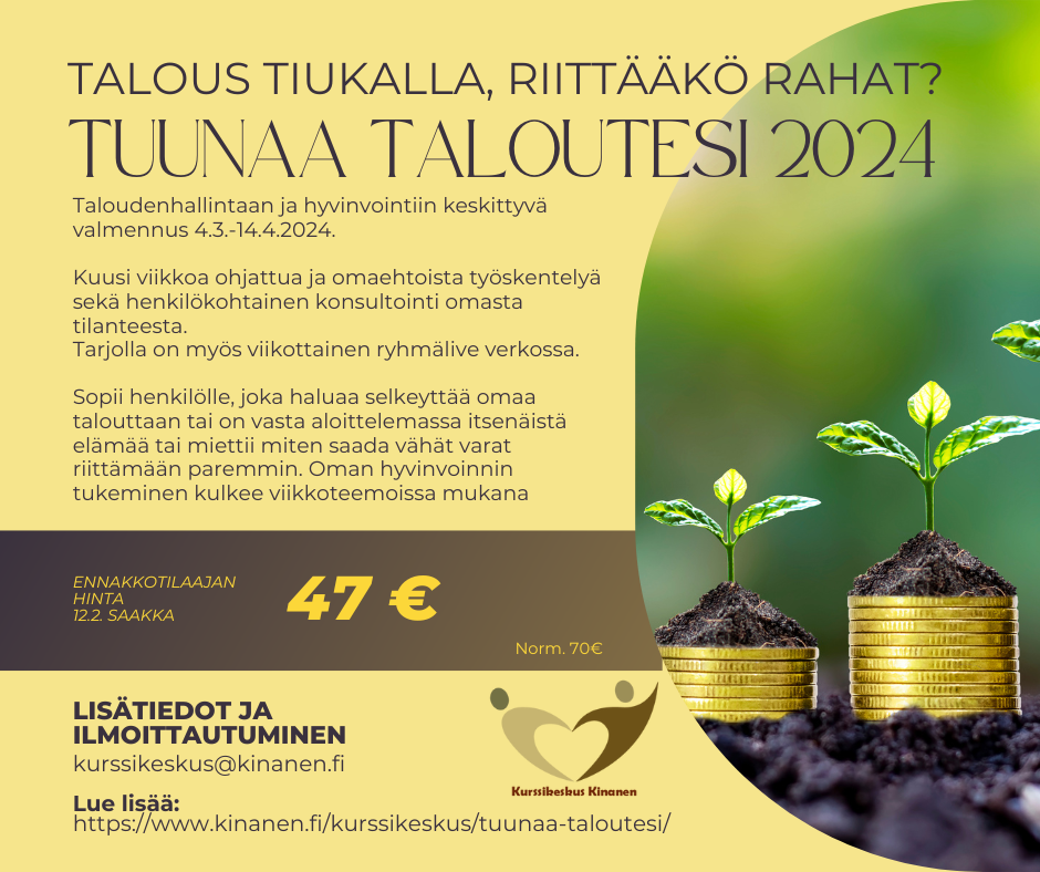 Tuunaa taloutesi